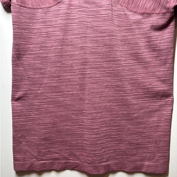Athleta Momentum Spacedye Tee Eros Pink Size XL Activewear Sporty Workout Gym - Picture 7 of 8